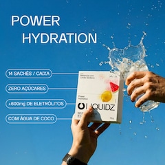 Caixa LIQUIDZ® - Eletrólitos Zero Açúcares - Sabor Melancia com Limão - 14 sachês - Foto 7