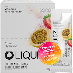 LIQUIDZ® - Eletrólitos Zero Açúcares - Sabor Maracujá com Morango - 14 sachês - Foto 1