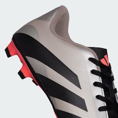 Chuteira de Campo Adidas Adulto Predator Essentials 24.5 Platinum - Foto 5