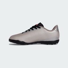 Chuteira Society Infantil Adidas Predator Essentials 24.5 Jr Platinum - Foto 8