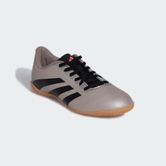 Chuteira Futsal Infantil Adidas Predator Essentials 24.5 Platinum - Foto 2