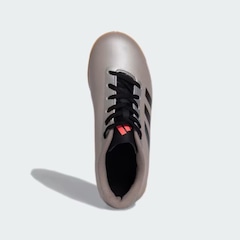 Chuteira Futsal Infantil Adidas Predator Essentials 24.5 Platinum - Foto 4