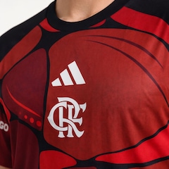 Camisa do Flamengo Pré Jogo 26/27 Adidas Masculina - Foto 4