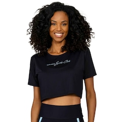Blusa Cropped Run More Sport Club Feminina - Foto 1