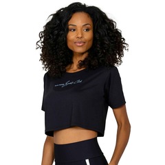 Blusa Cropped Run More Sport Club Feminina - Foto 3
