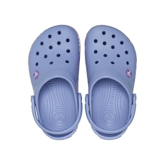Sandália Crocs Crocband Glow Confetti Band Clog K - Infantil - Foto 5