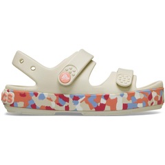 Sandália Crocs Crocband Cruiser Glow Confetti Band Sandal T Summit - Infantil - Foto 1