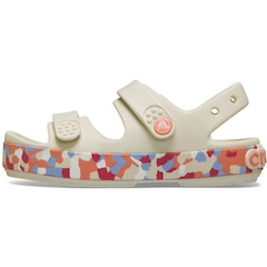 Sandália Crocs Crocband Cruiser Glow Confetti Band Sandal T Summit - Infantil - Foto 3