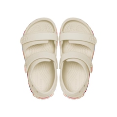 Sandália Crocs Crocband Cruiser Glow Confetti Band Sandal T Summit - Infantil - Foto 5