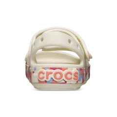Sandália Crocs Crocband Cruiser Glow Confetti Band Sandal T Summit - Infantil - Foto 7