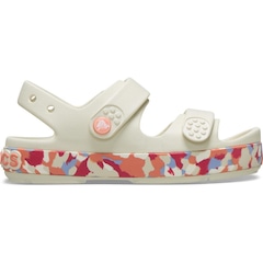 Sandália Crocs Crocband Cruiser Glow Confetti Band Sandal K Summit - Infantil - Foto 1
