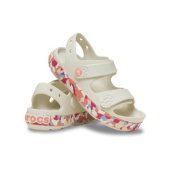 Sandália Crocs Crocband Cruiser Glow Confetti Band Sandal K Summit - Infantil - Foto 4