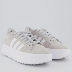 Tênis Feminino adidas Grand Court Platform Suede - Foto 2