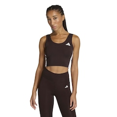 Camiseta Regata Adidas Cropped Essential Feminina - Foto 1