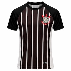Camisa Corinthians Listrada Recortes Coimbra - Masculino - Foto 1
