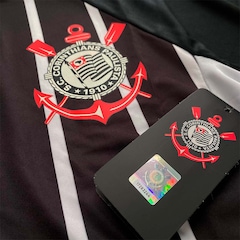 Camisa Corinthians Listrada Recortes Coimbra - Masculino - Foto 3