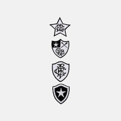 Camiseta do Botafogo Escudos Clássicos Cancha FC Masculina - Foto 3