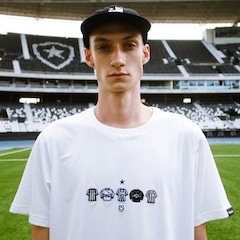 Camiseta do Botafogo Mantos Clássicos Cancha FC Masculina - Foto 3