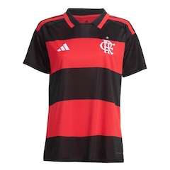 Camisa do Flamengo I 2026/27 adidas Feminina - Foto 1