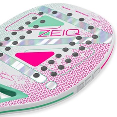 Raquete de Beach Tennis Zeiq Advanced Julia Nogueira 3K - Foto 2