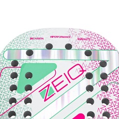 Raquete de Beach Tennis Zeiq Advanced Julia Nogueira 3K - Foto 5