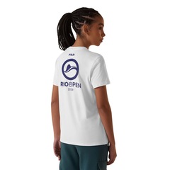 Camiseta Fila Regular Premium Rio Open 26 Feminina - Foto 3