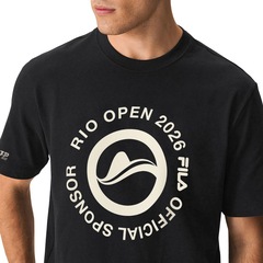 Camiseta Fila Regular Official Sponsor Rio Open 26 Masculina - Foto 2