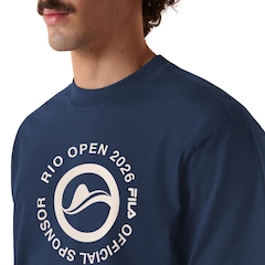 Camiseta Fila Regular Official Sponsor Rio Open 26 Masculina - Foto 2
