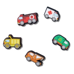 Kit Jibbitz™ Crocs Caminhões de Trabalho Pequenos Pack com 5 Peças - Foto 1