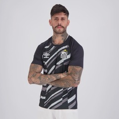 Camisa do Santos Aquecimento 2026 Umbro Masculina - Foto 3