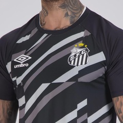 Camisa do Santos Aquecimento 2026 Umbro Masculina - Foto 5
