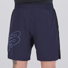 Bermuda New Balance Tenacity Logo 7 Masculina - Foto 4