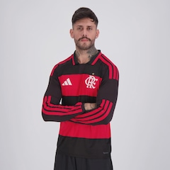 Camisa do Flamengo I 26/27 Manga Longa adidas Masculina - Foto 3