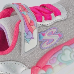 Tênis Infantil Skechers Lights Hearts - Foto 7