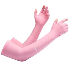 Manguito Térmico Compressão Gold Sports Dedos Dry Proteção UV+50  2 pçs - Foto 1