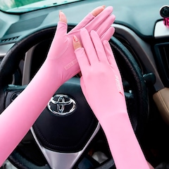 Manguito Térmico Compressão Gold Sports Dedos Dry Proteção UV+50  2 pçs - Foto 3