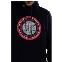 Moletom Canguru Okdok Essence Seaside Logo Masculino - Foto 4