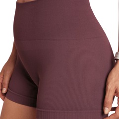 Short Legging Lupo Canelado Seamless - Vinho - Foto 5