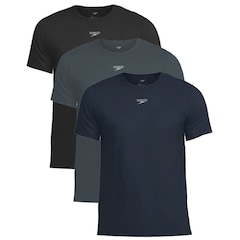 Kit 3 Camisetas Esportiva Stretch Speedo Masculina - Foto 1