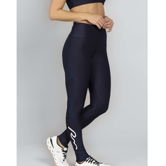 Calça Legging Blocking Com Bolso Run More Feminino - Foto 3