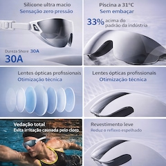 Óculos de Natação Gold Sports Fashion II 10.0 - Espelhado Polarizado - Foto 6