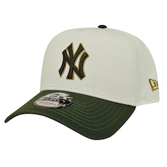 Boné New Era 9FORTY AF New York Yankees Metallic Aba Curva - Foto 3