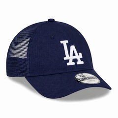 Boné New Era 9FORTY Trucker Q126 Los Angeles Dodgers Aba Curva - Foto 1