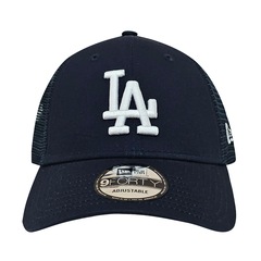 Boné New Era 9FORTY Trucker Q126 Los Angeles Dodgers Aba Curva - Foto 2