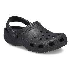 Sandália Crocs Classic Glitter Clog Black Glitter - Unissex - Foto 2