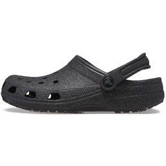Sandália Crocs Classic Glitter Clog Black Glitter - Unissex - Foto 3