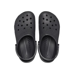 Sandália Crocs Classic Glitter Clog Black Glitter - Unissex - Foto 4
