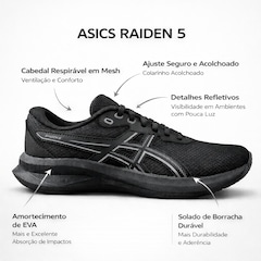 Tênis Masculino Asics Raiden 5 - Foto 6