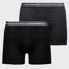 Kit 2 Cuecas Boxer Lupo Masculina - Foto 1