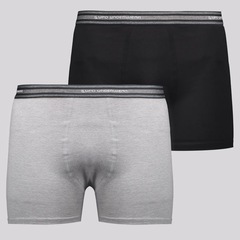 Kit 2 Cuecas Boxer Lupo Masculina - Foto 1